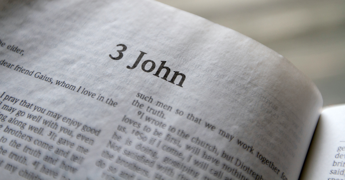 3 John Bible Quiz for youth programs