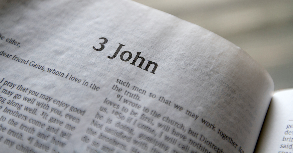 3 John Bible Quiz for youth programs
