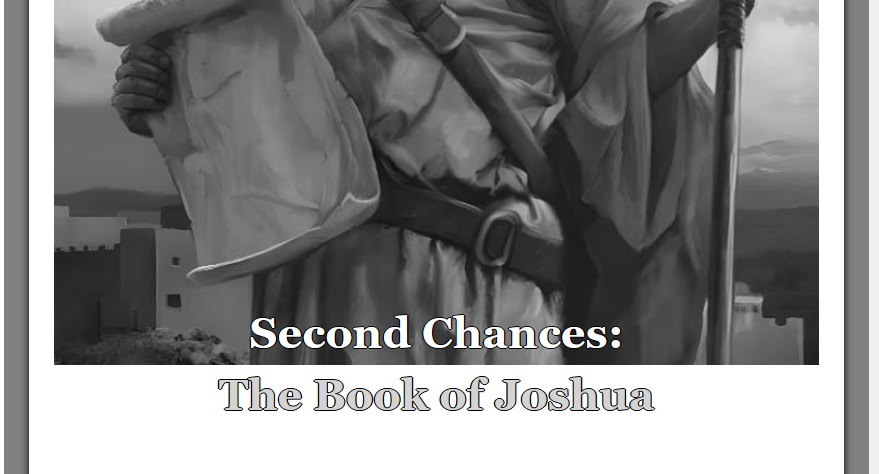Book of joshua sda